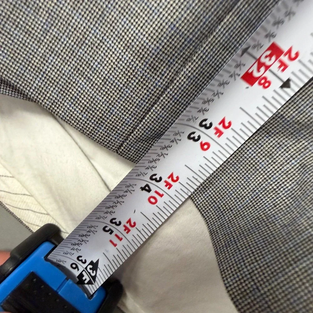 Ermenegildo Zegna Su Misura 15 Milmil‎ 15 Grey Wool 3-Button Suit Italy 56L